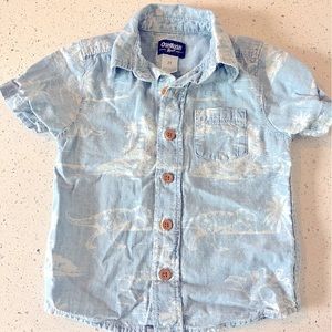 Oshkosh 2T Denim button down